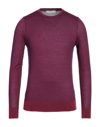 Vneck Sweaters In Purple