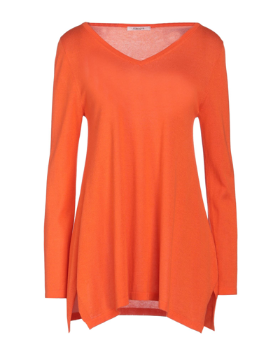 Kangra Cashmere Sweaters In Orange