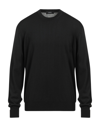 Alpha Studio Sweaters In Black