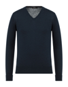 Alpha Studio Sweaters In Blue