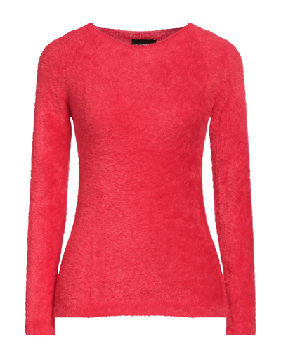 Emporio Armani Sweaters In Red