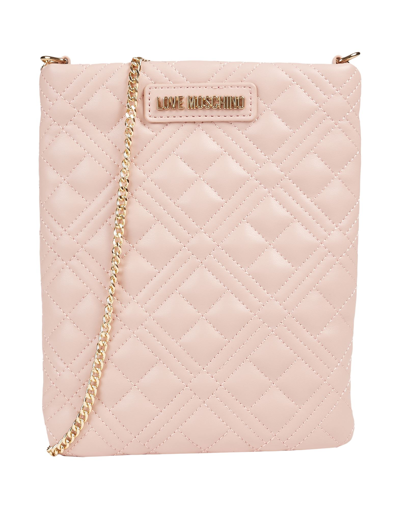 Love Moschino Handbags In Pastel Pink