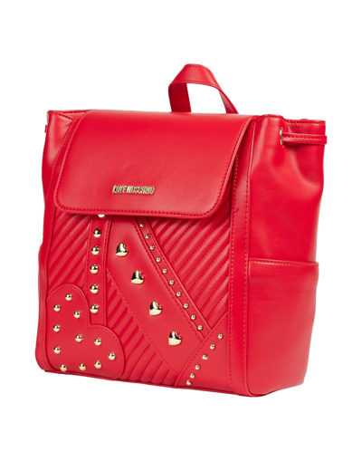 Love Moschino Backpacks In Red