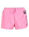 Moschino Swim Trunks In Pink