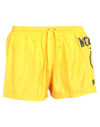 Moschino Swim Trunks In Yellow