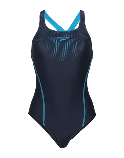 Speedo One-piece Swimsuits In Dark Blue