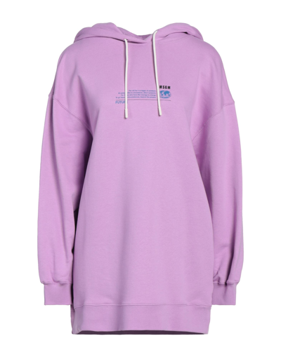 Msgm Sweatshirts In Purple