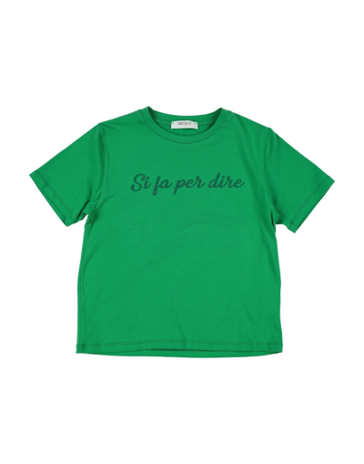 Vicolo Kids' T-shirts In Green