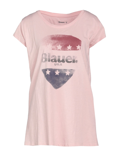 Blauer Tank Tops In Pink