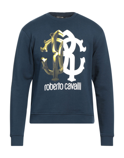 Roberto Cavalli Sweatshirts In Dark Blue