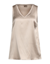 Brunello Cucinelli Tops In Beige