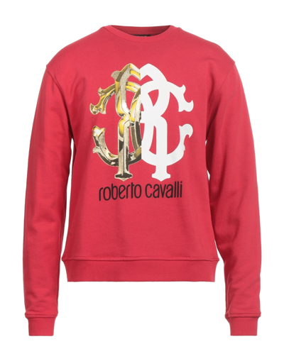 Roberto Cavalli Sweatshirts In Red