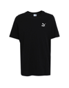 Puma Mens Crewneck Logo T-shirt In Black