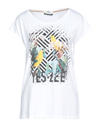 Yes Zee By Essenza T-shirts In White
