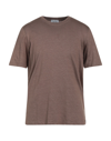 Gran Sasso T-shirts In Khaki