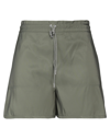 Alexander Mcqueen Woman Shorts & Bermuda Shorts Military Green Size 6 Polyester