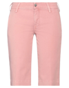 Jacob Cohёn Woman Shorts & Bermuda Shorts Pastel Pink Size 27 Cotton, Lyocell, Elastane