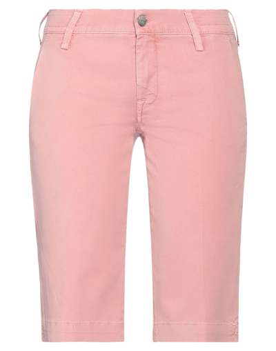 Jacob Cohёn Woman Shorts & Bermuda Shorts Pastel Pink Size 27 Cotton, Lyocell, Elastane In Pink