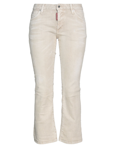 Dsquared2 Jeans In Beige