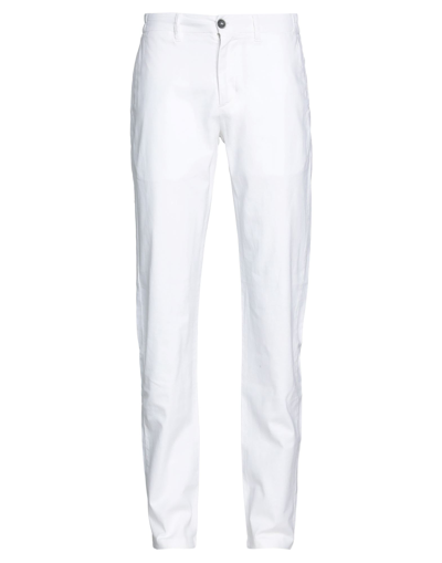 Liu •jo Man Man Pants Off White Size 38 Linen, Viscose, Cotton, Elastane