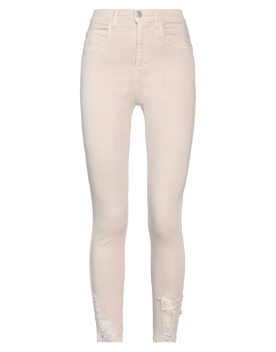 Haikure Woman Jeans Beige Size 25 Cotton, Polyester, Elastane