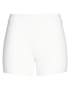 Vicolo Woman Shorts & Bermuda Shorts White Size Onesize Viscose, Polyester