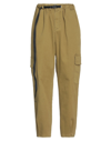 White Sand Pants In Green