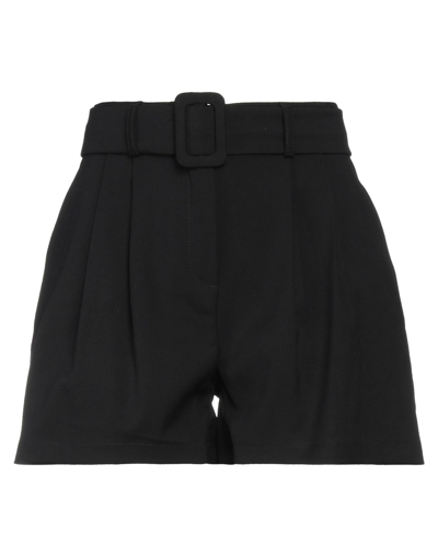 Marc Ellis Woman Shorts & Bermuda Shorts Black Size 8 Polyester, Elastane
