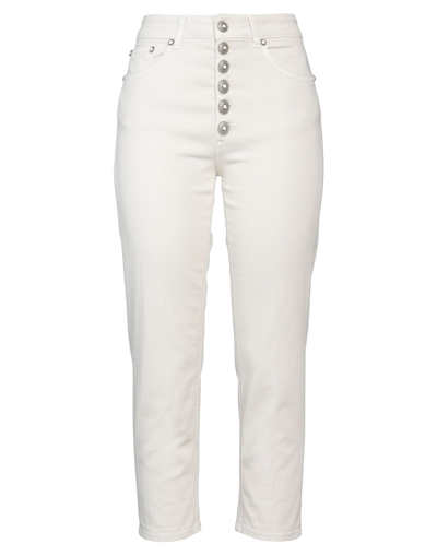 Dondup Pants In Ivory