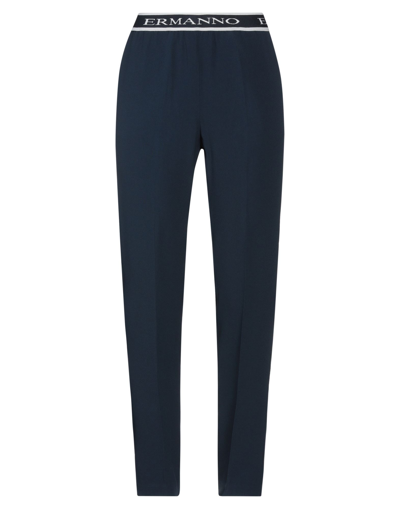 Ermanno Firenze Pants In Dark Blue