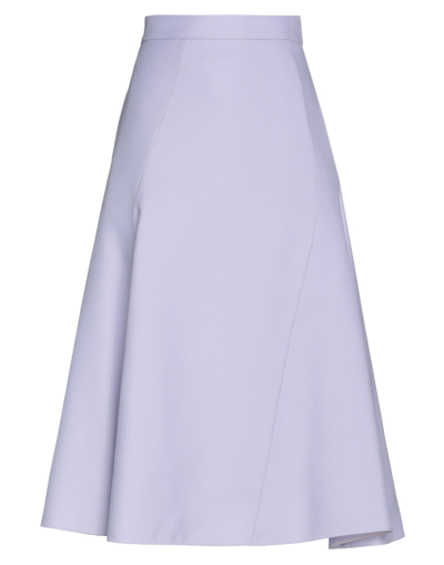 Jil Sander Midi Skirts In Purple