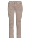 Jacob Cohёn Denim Cropped In Sand