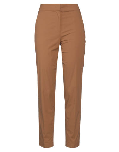 Via Masini 80 Pants In Beige