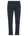 Grey Daniele Alessandrini Pants In Dark Blue