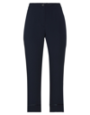 SEMICOUTURE SEMICOUTURE WOMAN PANTS MIDNIGHT BLUE SIZE 4 ACETATE, SILK