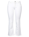 Haikure Korea High Waist Straight Leg Jeans In White