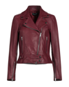 Street Leathers Jackets In Red
