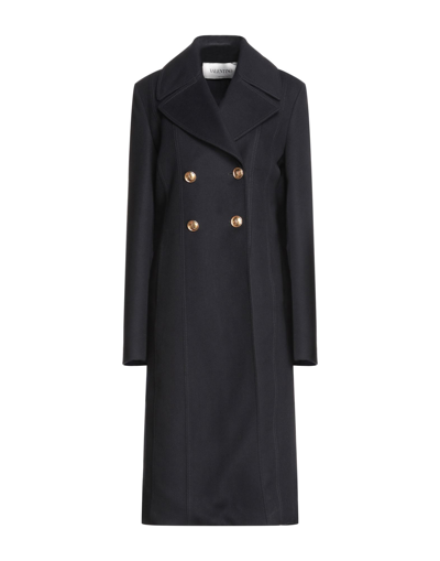 Valentino Coats In Dark Blue