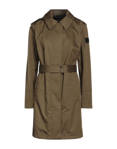 Peuterey Overcoats In Military Green