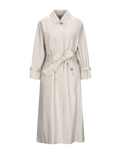 Thom Browne Overcoats In Beige