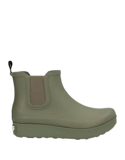 Colors Of California Ankle Boots In Green