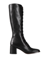CHIE MIHARA CHIE MIHARA WOMAN KNEE BOOTS BLACK SIZE 7 SOFT LEATHER