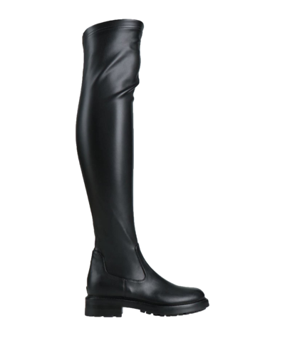 Elena Iachi Knee Boots In Black