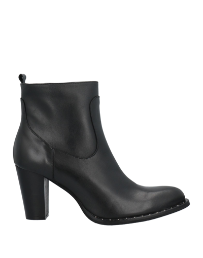 Accademia Ankle Boots In Black