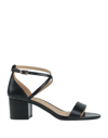 Michael Michael Kors Serena Strappy Sandal In Black