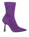 Gia Rhw Ankle Boots In Purple
