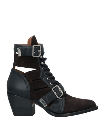 Chloé Ankle Boots In Black