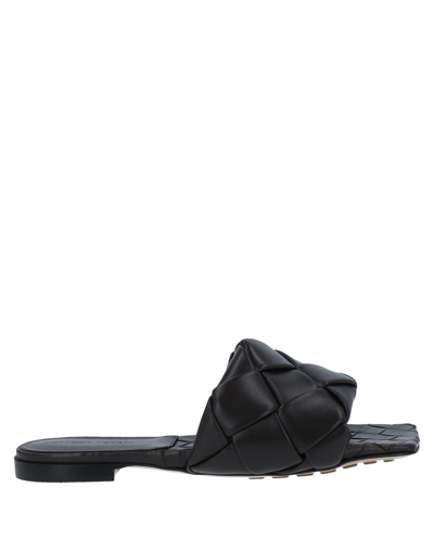 Bottega Veneta Sandals In Dark Brown