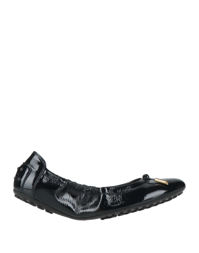 Tod's Ballet Flats In Dark Blue