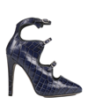 APERLAI APERLAI WOMAN PUMPS MIDNIGHT BLUE SIZE 6.5 SOFT LEATHER